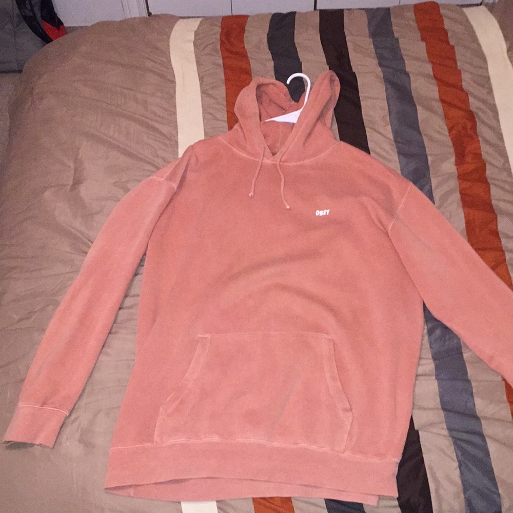 Men’s Pastel Colored Obey Hoodie- XL
